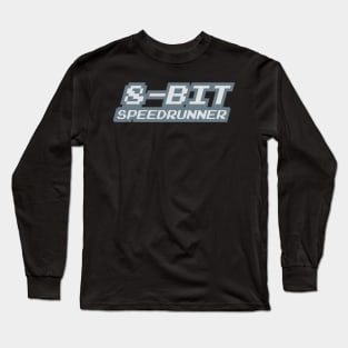 8-Bit Speedrunner Long Sleeve T-Shirt